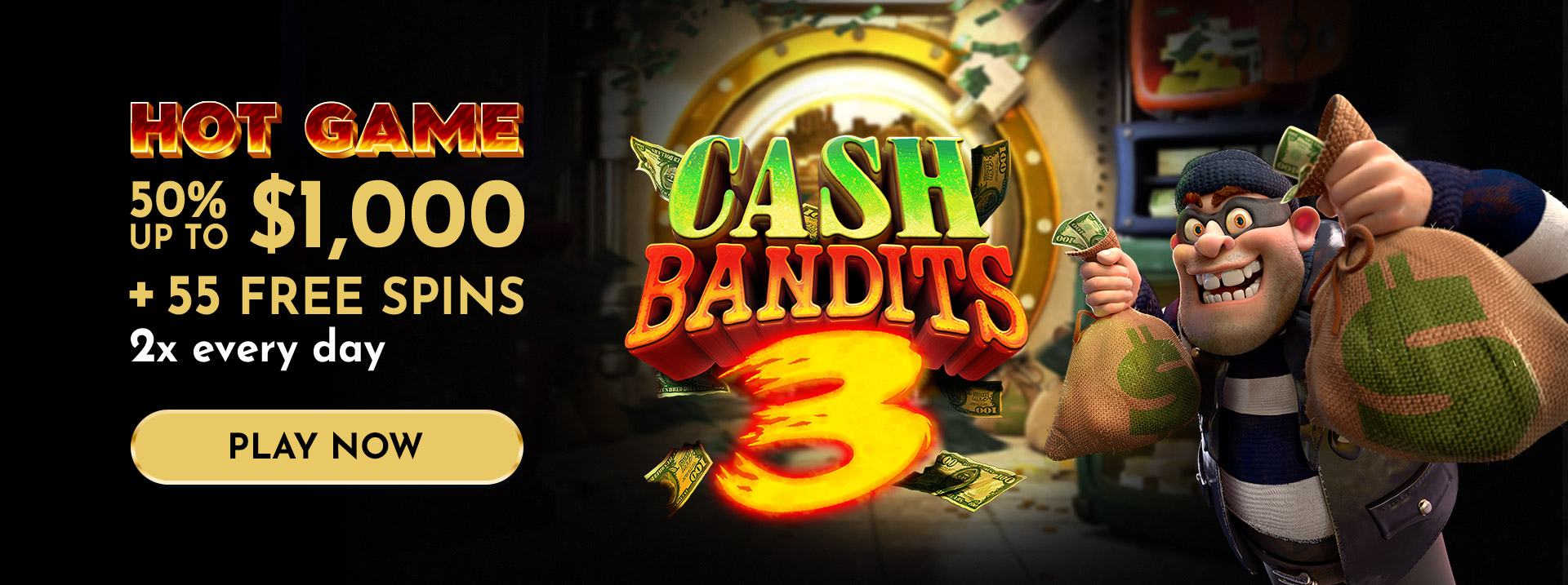 Casino Midas Cash Bandits 3 bonus